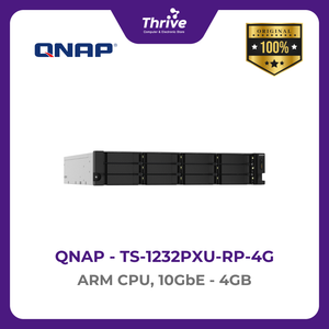 QNAP TS-1232PXU-RP-4G ARM CPU, 10GbE
