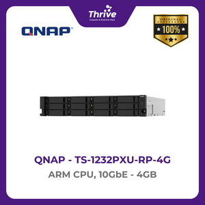 QNAP TS-1232PXU-RP-4G ARM CPU, 10GbE