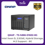 Load image into Gallery viewer, QNAP Intel Xeon D, 2.5GbE, Hybrid Storage, M.2 Support TS-h886-D1602-8G