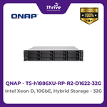 Load image into Gallery viewer, QNAP Intel Xeon D, 10GbE, Hybrid Storage TS-h1886XU-RP-R2-D1622-32G