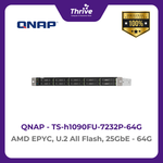 Load image into Gallery viewer, QNAP AMD EPYC, U.2 All Flash, 25GbE TS-h1090FU-7232P-64G