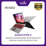 Load image into Gallery viewer, AXIOO PONGO 760 V2 I7 13620H RTX4060 8GB/ 16GB 512GB W11 15.6FHD 144HZ IPS RGB 3Y GRY