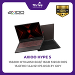 Load image into Gallery viewer, AXIOO PONGO 750 I7 13620H RTX4050 6GB/ 16GB 512GB DOS 15.6FHD 144HZ IPS RGB 3Y GRY