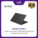 Load image into Gallery viewer, AXIOO HYPE 7 AMD X7 RYZEN 7 5700 16GB 512GB W11 14.0FHD IPS BLIT GRY