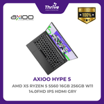 Load image into Gallery viewer, AXIOO HYPE 5 AMD X5 RYZEN 5 5560 16GB 256GB W11 14.0FHD IPS HDMI GRY