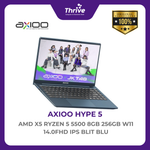 Load image into Gallery viewer, AXIOO HYPE 5 AMD X5 RYZEN 5 5500 8GB 256GB W11 14.0FHD IPS BLIT BLU