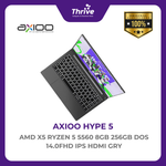 Load image into Gallery viewer, AXIOO HYPE 5 AMD X5 RYZEN 5 5560 8GB 256GB DOS 14.0FHD IPS HDMI GRY