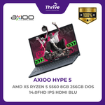 Load image into Gallery viewer, AXIOO HYPE 5 AMD X5 RYZEN 5 5560 8GB 256GB DOS 14.0FHD IPS HDMI BLU