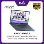 Load image into Gallery viewer, AXIOO HYPE 5 AMD JKT48 X3 RYZEN 5 3500 8GB 256GB W11 14.0FHD IPS BLIT GRY