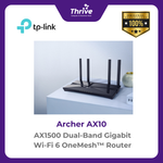 Load image into Gallery viewer, TP-LINK AX1500 Dual-Band Gigabit Wi-Fi 6 OneMesh™ Router
