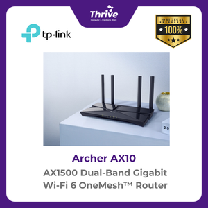 TP-LINK AX1500 Dual-Band Gigabit Wi-Fi 6 OneMesh™ Router