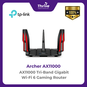 TP-LINK AX11000 Tri-Band Gigabit Wi-Fi 6 Gaming Router