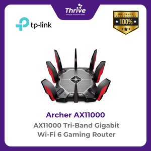 TP-LINK AX11000 Tri-Band Gigabit Wi-Fi 6 Gaming Router