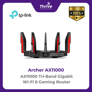 TP-LINK AX11000 Tri-Band Gigabit Wi-Fi 6 Gaming Router