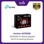 Load image into Gallery viewer, TP-LINK AX11000 Tri-Band Gigabit Wi-Fi 6 Gaming Router
