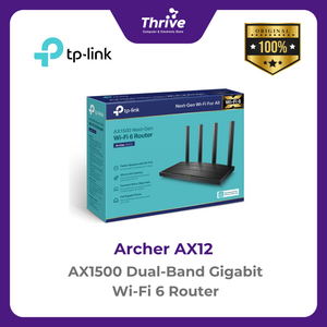 TP-LINK AX1500 Dual-Band Gigabit Wi-Fi 6 Router