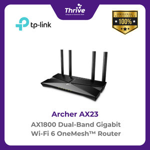 TP-LINK AX1800 Dual-Band Gigabit Wi-Fi 6 OneMesh™ Router