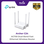 Load image into Gallery viewer, TP-LINK TPAC750 Dual-Band Fast Ethernet Wireless Router
