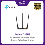 Load image into Gallery viewer, TP-LINK AC1350 Dual-Band High-Power Wireless Router
