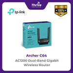 Load image into Gallery viewer, TP-LINK AC1200 Dual-Band Gigabit Wireless Router
