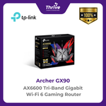 Load image into Gallery viewer, TP-LINK AX6600 Tri-Band Gigabit Wi-Fi 6 Gaming Router
