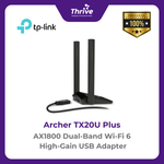 Load image into Gallery viewer, TP-LINK AX1800 Dual-Band Wi-Fi 6 High-Gain USB Adapter
