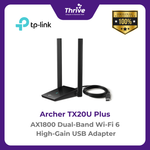 Load image into Gallery viewer, TP-LINK AX1800 Dual-Band Wi-Fi 6 High-Gain USB Adapter
