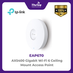 Load image into Gallery viewer, TP-LINK AX5400 Gigabit Wi-Fi 6 Ceiling Mount Access Point
