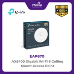 Load image into Gallery viewer, TP-LINK AX5400 Gigabit Wi-Fi 6 Ceiling Mount Access Point
