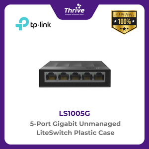 TP-LINK 5-Port Gigabit Unmanaged LiteSwitch Plastic Case