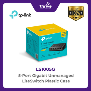 TP-LINK 5-Port Gigabit Unmanaged LiteSwitch Plastic Case