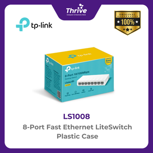 TP-LINK 8-Port Fast Ethernet LiteSwitch Plastic Case