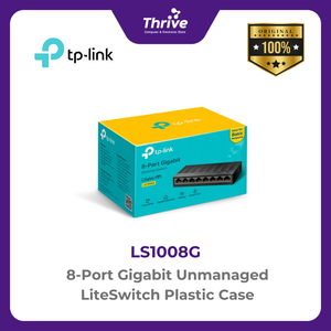 TP-LINK 8-Port Gigabit Unmanaged LiteSwitch Plastic Case