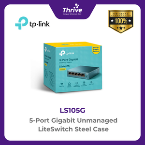 TP-LINK 5-Port Gigabit Unmanaged LiteSwitch Steel Case