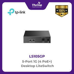 TP-LINK 5-Port 1G (4 PoE+) Desktop LiteSwitch