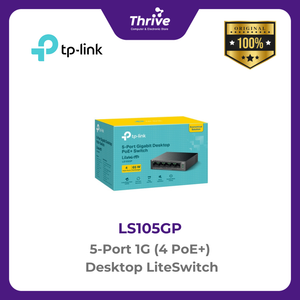 TP-LINK 5-Port 1G (4 PoE+) Desktop LiteSwitch