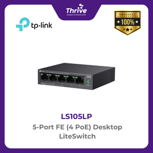 TP-LINK 5-Port FE (4 PoE) Desktop LiteSwitch