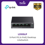 Load image into Gallery viewer, TP-LINK 5-Port FE (4 PoE) Desktop LiteSwitch
