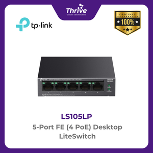 TP-LINK 5-Port FE (4 PoE) Desktop LiteSwitch