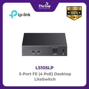 TP-LINK 5-Port FE (4 PoE) Desktop LiteSwitch