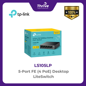 TP-LINK 5-Port FE (4 PoE) Desktop LiteSwitch