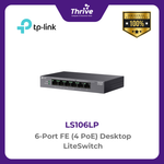 Load image into Gallery viewer, TP-LINK 6-Port FE (4 PoE) Desktop LiteSwitch
