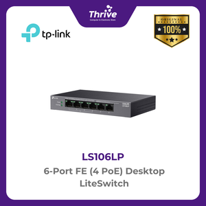 TP-LINK 6-Port FE (4 PoE) Desktop LiteSwitch