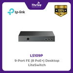 Load image into Gallery viewer, TP-LINK 9-Port FE (8 PoE+) Desktop LiteSwitch
