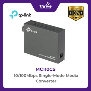 TP-LINK 10/100Mbps Single-Mode Media Converter