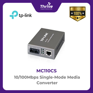 TP-LINK 10/100Mbps Single-Mode Media Converter