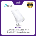 Load image into Gallery viewer, TP-LINK AC750 Dual-Band FE Wi-Fi OneMesh™ Range Extender
