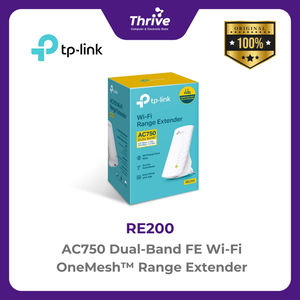 TP-LINK AC750 Dual-Band FE Wi-Fi OneMesh™ Range Extender