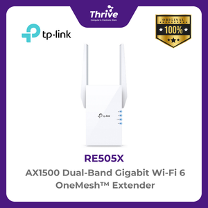 TP-LINK AX1500 Dual-Band Gigabit Wi-Fi 6 OneMesh™ Extender