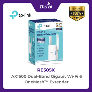 TP-LINK AX1500 Dual-Band Gigabit Wi-Fi 6 OneMesh™ Extender